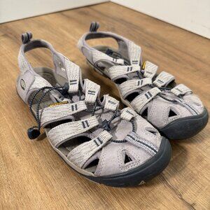 Keen Women's Clearwater CNX Sandals Waterproof Casual Gray 8